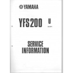 Manuel d'atelier Yamaha YFS 200 (U) 1988 et U-A de 88/90
