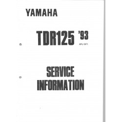 YAMAHA TDR 125 1993 / 1997 type 4FU SF1 - SF2