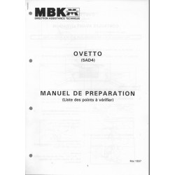 MBK OVETTO 1997 (Manuel assemblage) type 5AD4