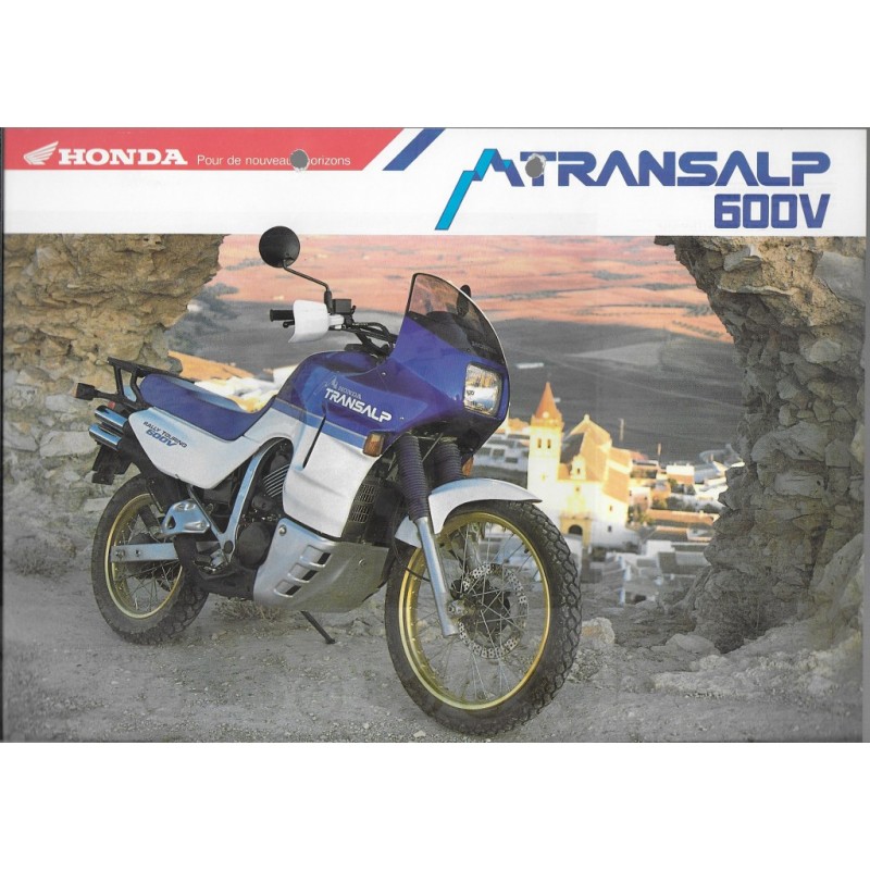 Honda Transalp 600 V  prospectus moto brochure publicité dépliant 