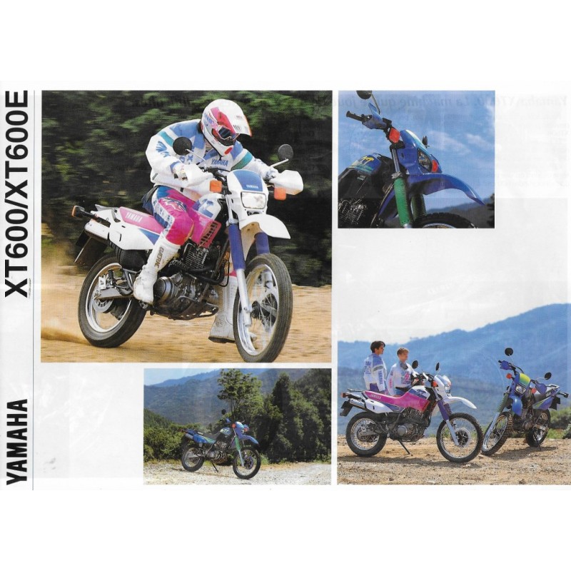 Yamaha Xt 600 Xt 600 E Prospectus De 1992