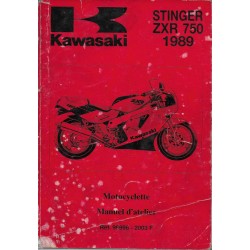 Manuel atelier KAWASAKI STINGER ZXR 750 H1 (1989)