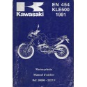 KAWASAKI EN 454 / KLE 500 de 1991 (Manuel atelier) 