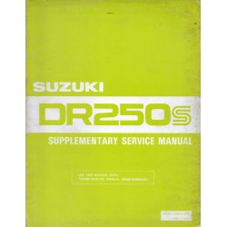 Manuel atelier SUZUKI DR 250 SZ (06/1982) 