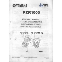 YAMAHA FZR 1000 de 1989 (assemblage 11 / 88) type 3GM