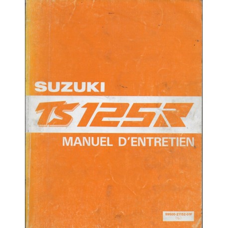 Suzuki TS125R manuel atelier revue technique entretien moto TS 125 R TS125 R 