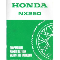 HONDA NX 250 R(additif jdécembre 1989)