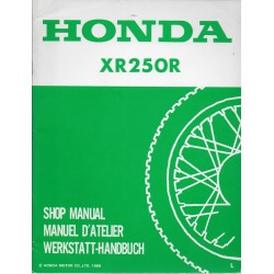 HONDA XR 250 RL de 1990 (Additif décembre 1989)
