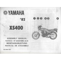 YAMAHA XS 400 1982 (assemblage 03 / 1982) type 12E