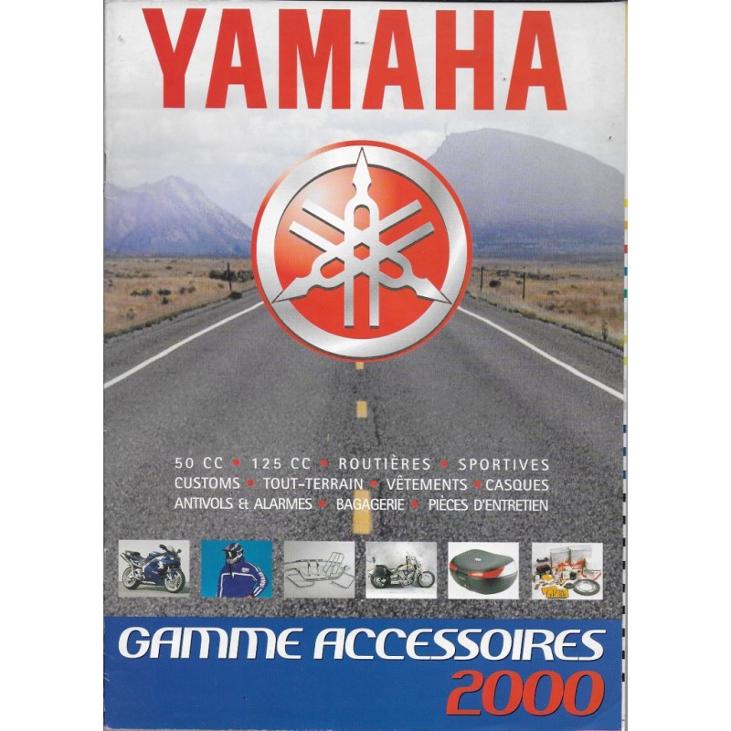 Catalogue gamme YAMAHA accessoires motos de 2000 la Librairie du Motard