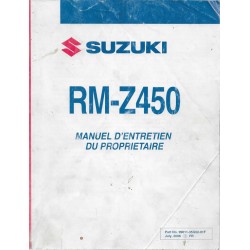 SUZUKI RM-Z 450 K7 modèle 2007 (07 / 2006)