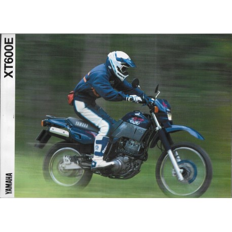 Yamaha Xt 600 E Prospectus De 1990