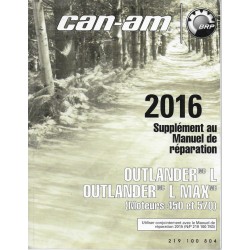 CAN-AM Outlander mc L / L MAX 450 /570 de 2016